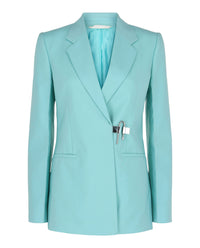 Givenchy Womens Fitted U-Lock Jacket