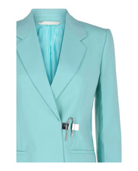 Givenchy Womens Fitted U-Lock Jacket