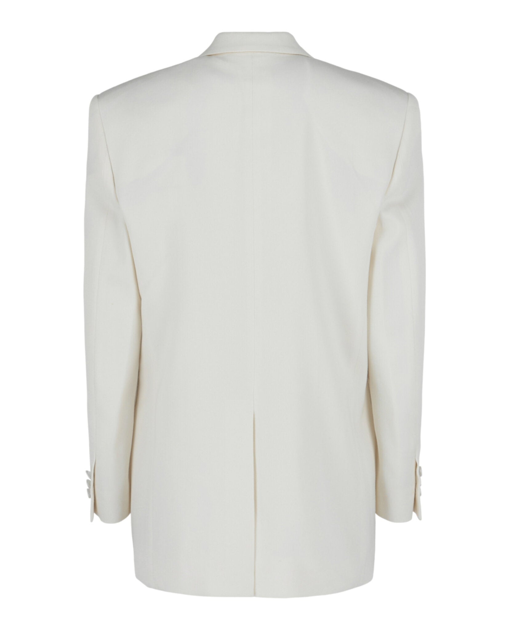 Givenchy Womens Double-Breasted Satin Trimmed Jacket