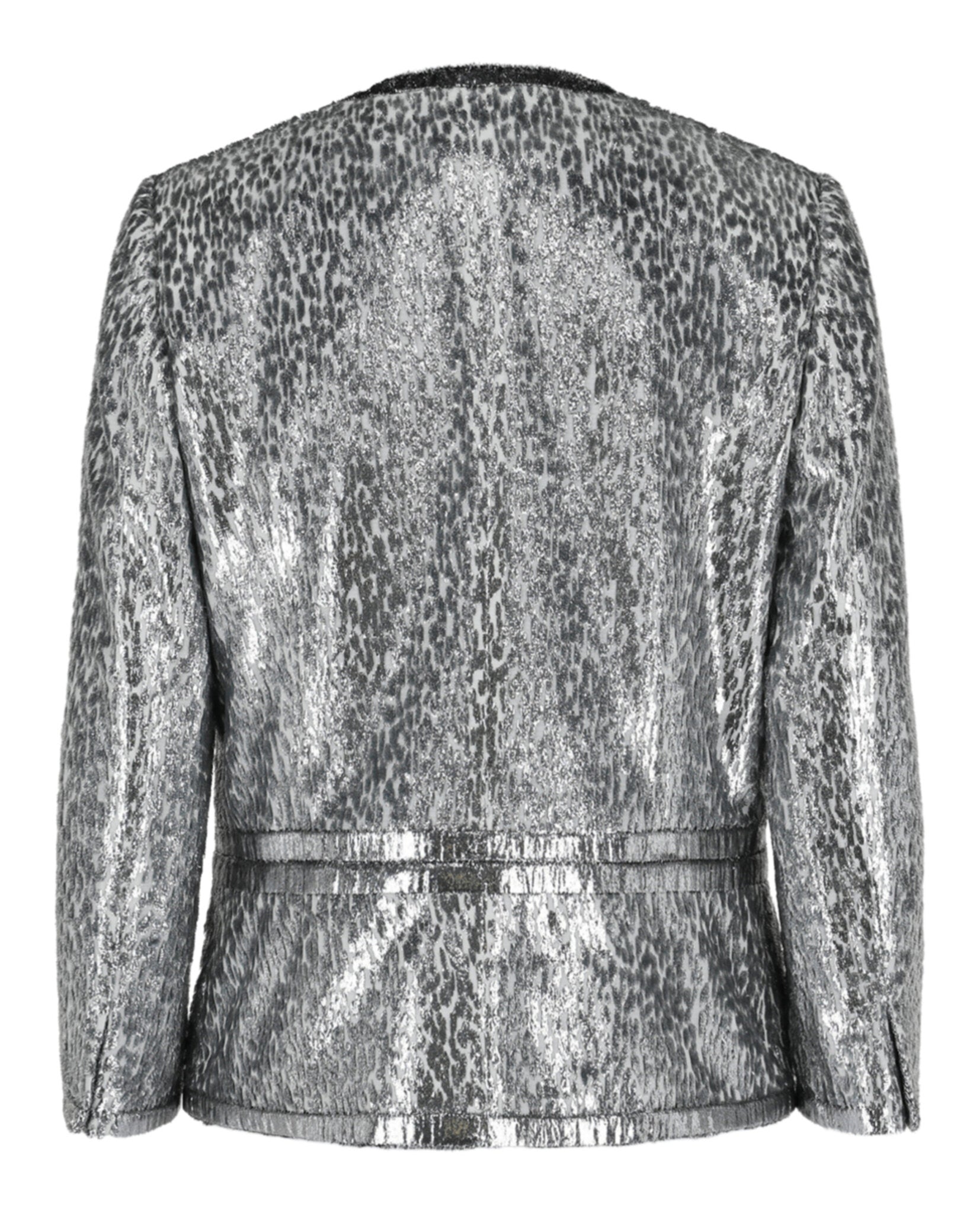 Givenchy Womens Animal Print Single-Breasted Jacket