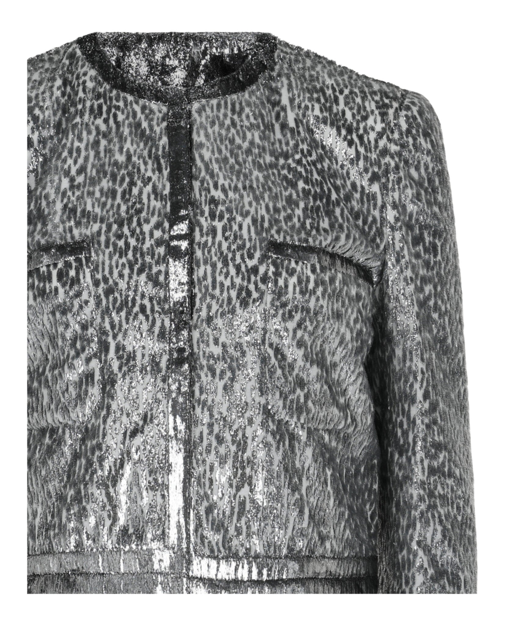 Givenchy Womens Animal Print Single-Breasted Jacket