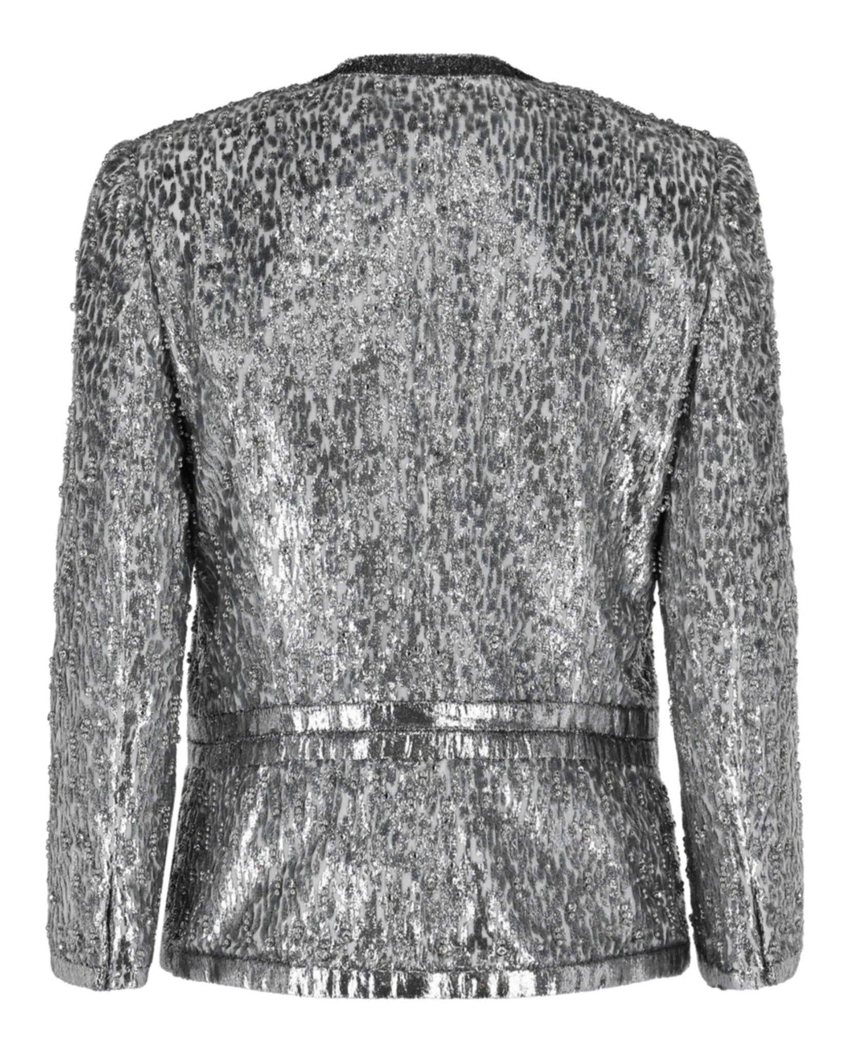 Givenchy Womens Animal Print Single-Breasted Jacket