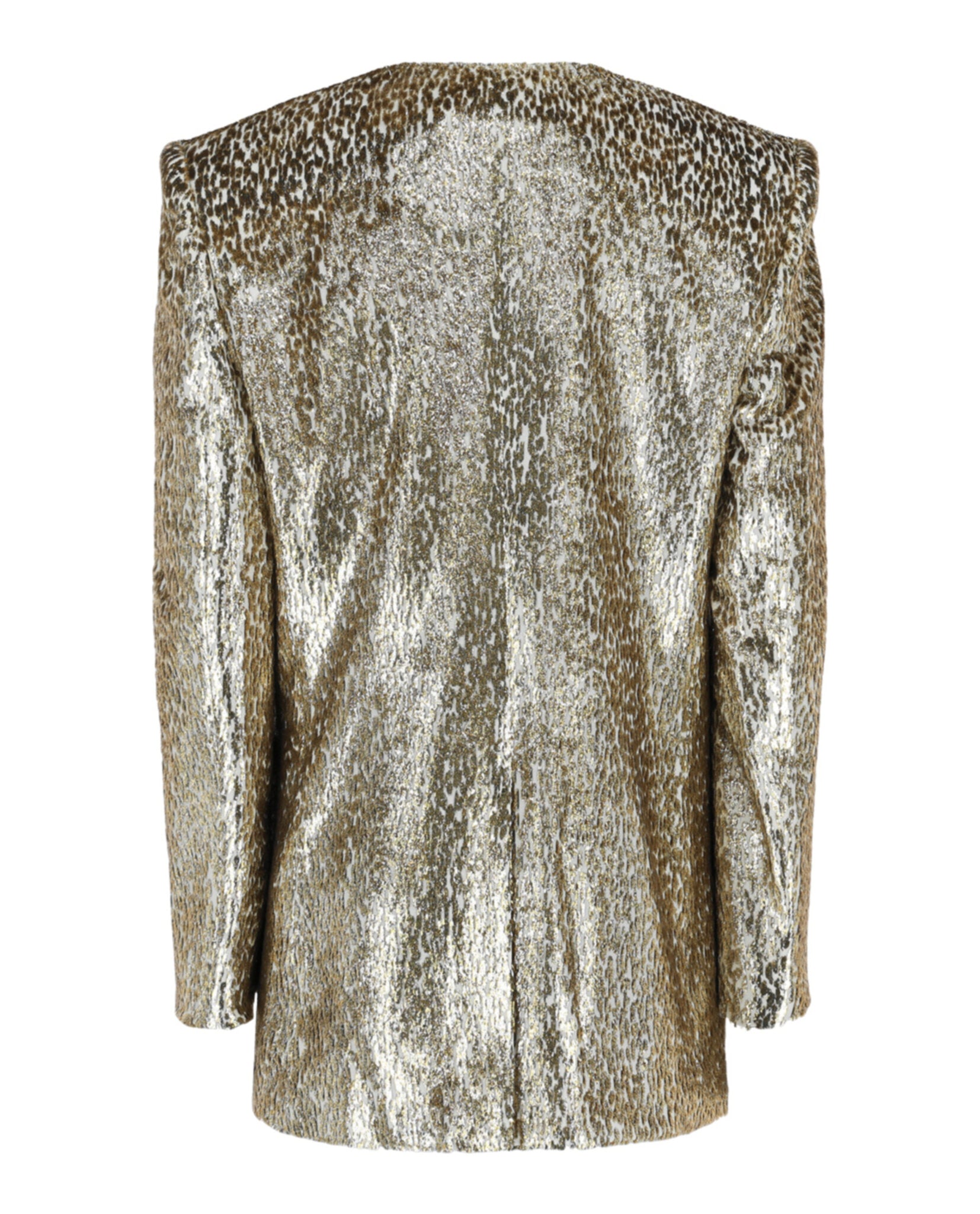 Givenchy Womens Animal Print Single-Breasted Blazer