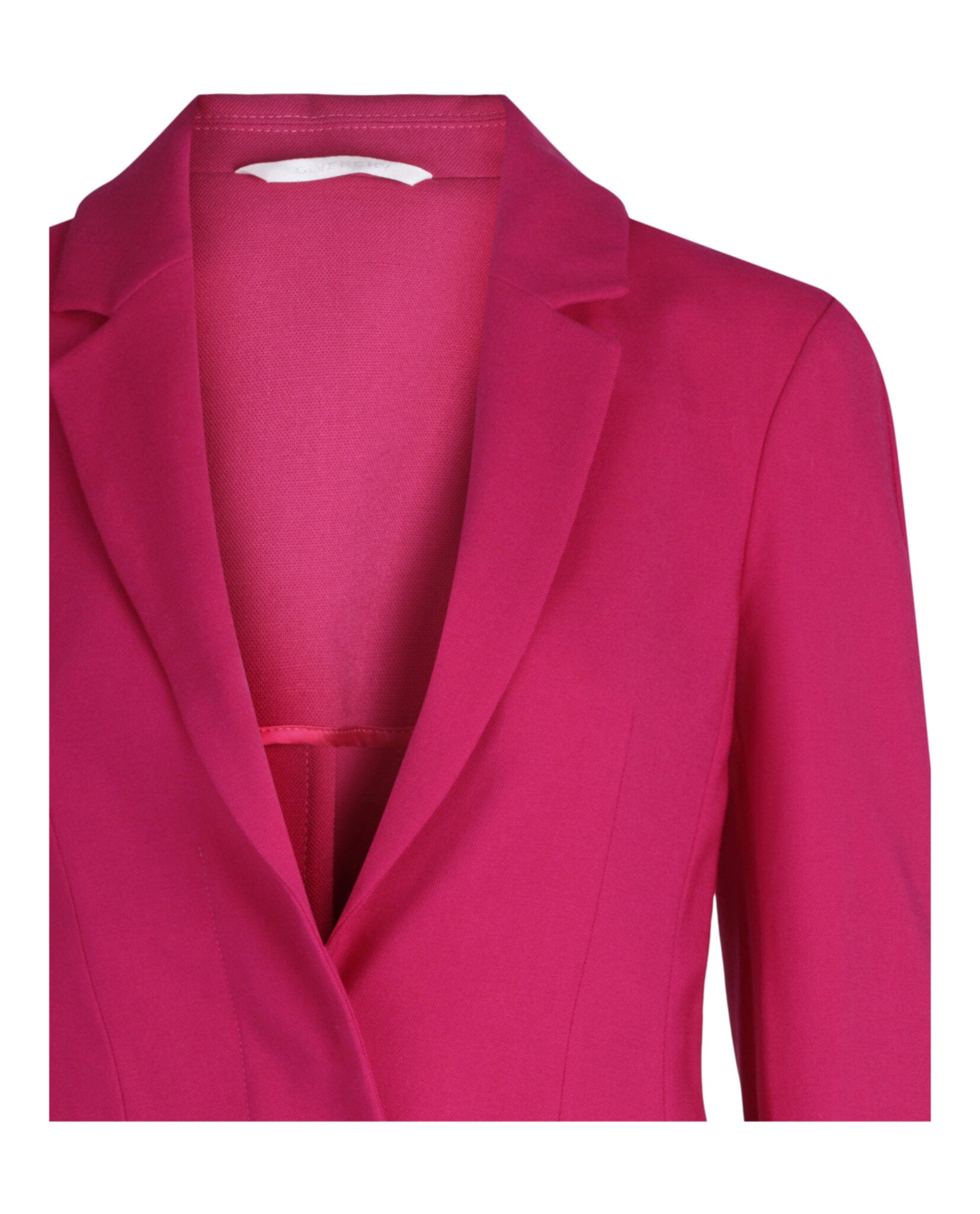 Givenchy Womens Single-Breasted Wool-Blend Blazer