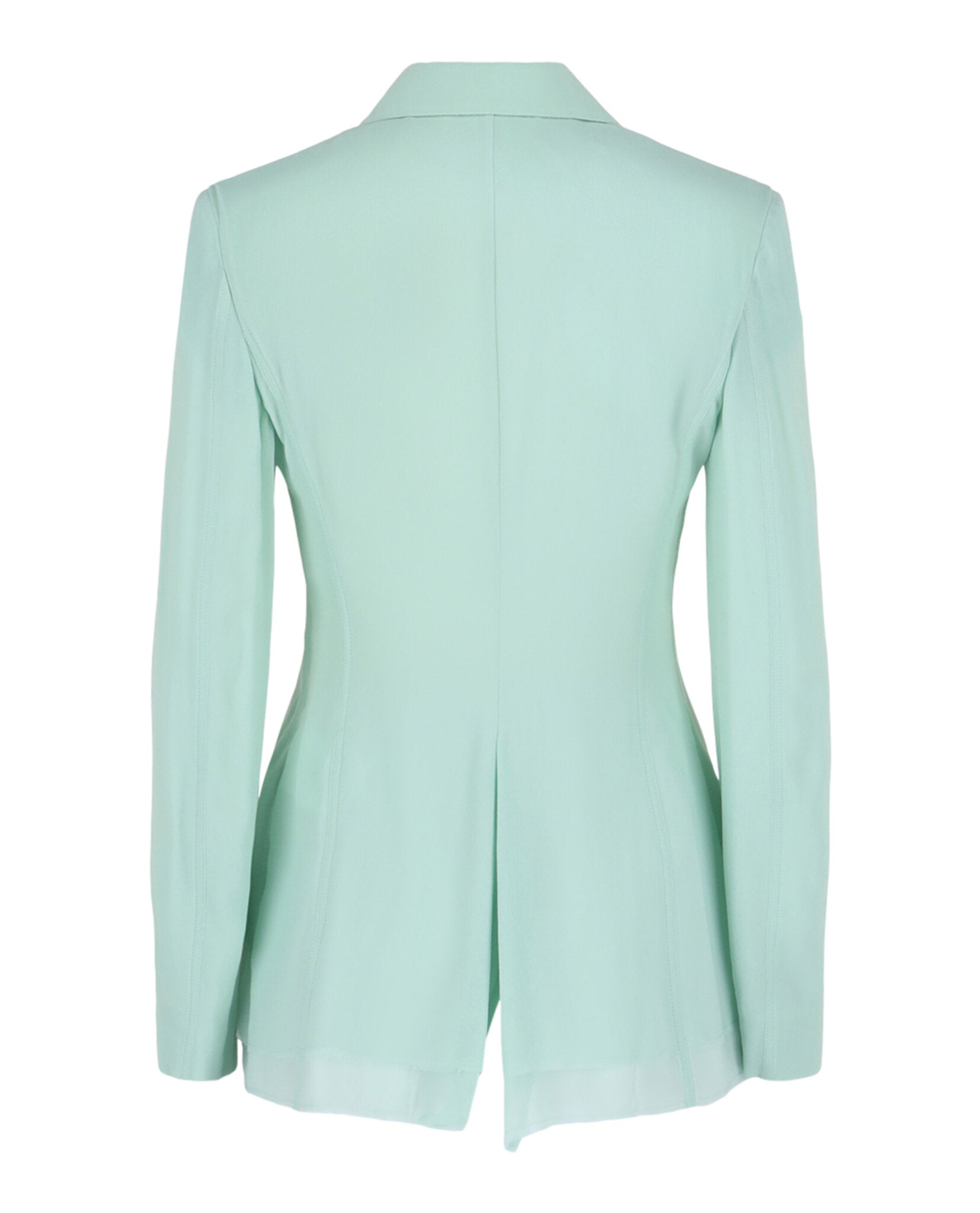 Givenchy Womens Single-Breasted Sheer Silk Blazer