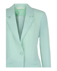 Givenchy Womens Single-Breasted Sheer Silk Blazer