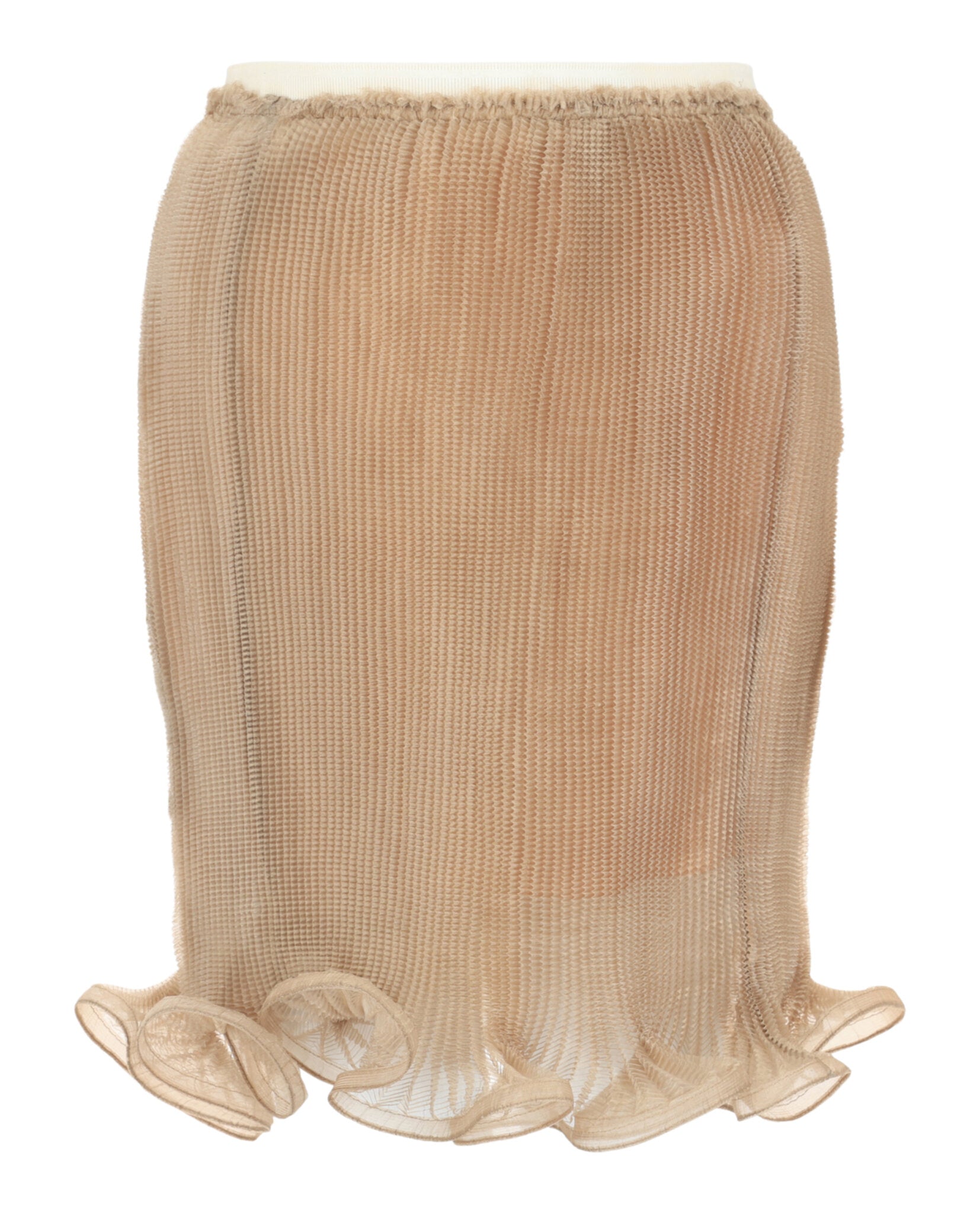 Givenchy Womens Flared Organza Skirt