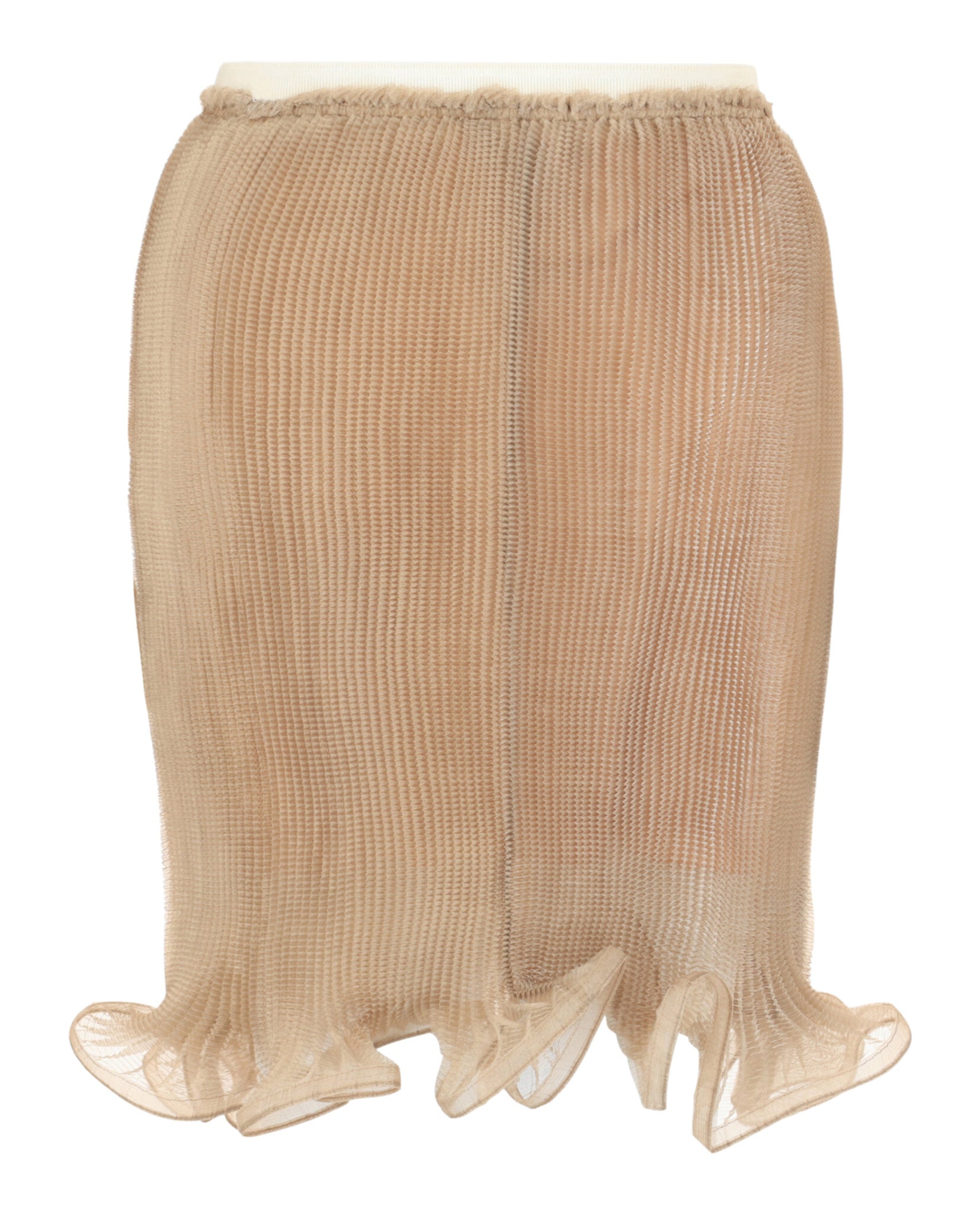 Givenchy Womens Flared Organza Skirt
