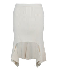 Givenchy Womens Ribbed Knit Skirt