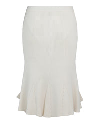 Givenchy Womens Ribbed Knit Skirt