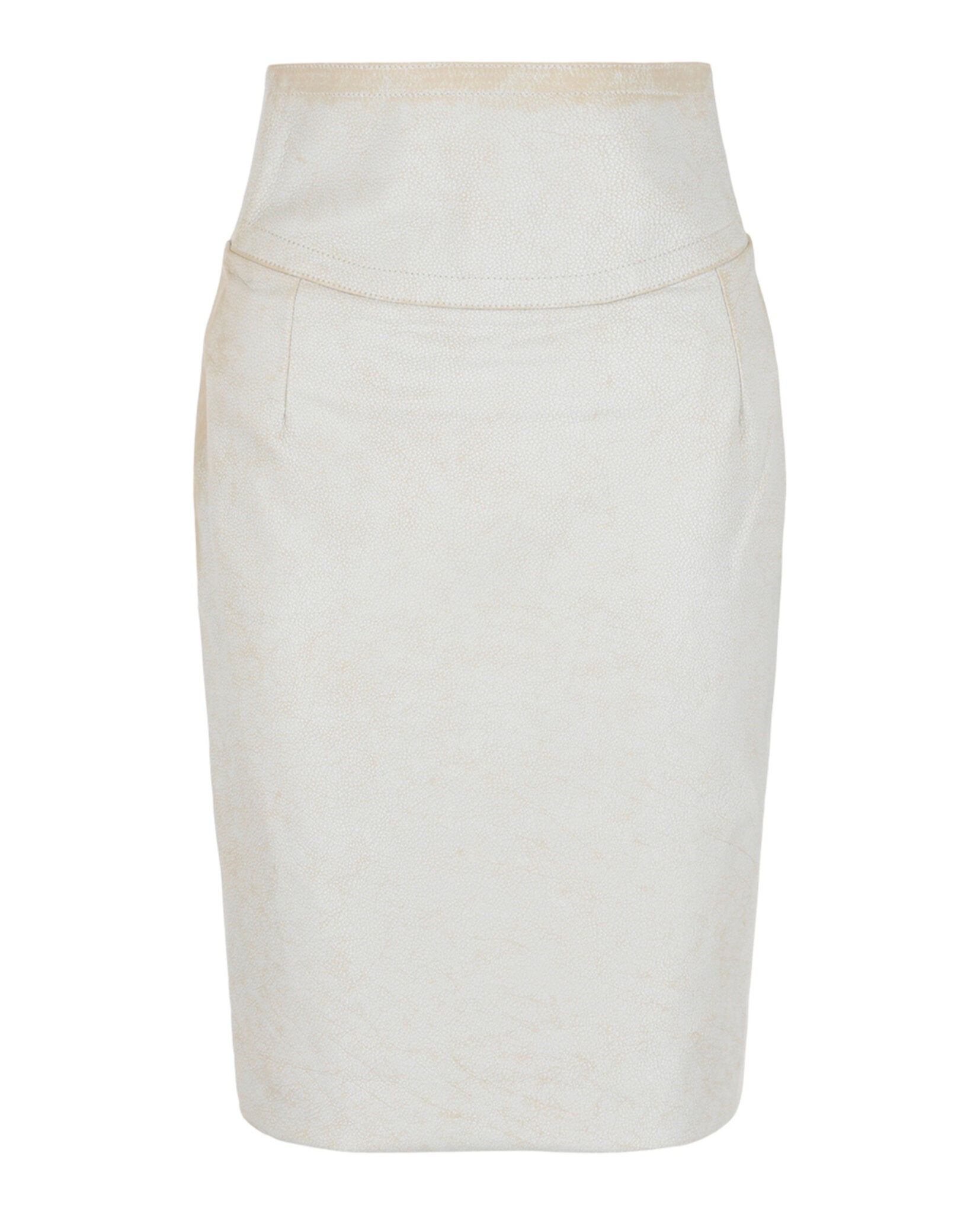 Givenchy Womens Cutout Leather Pencil Skirt