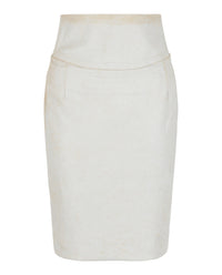 Givenchy Womens Cutout Leather Pencil Skirt