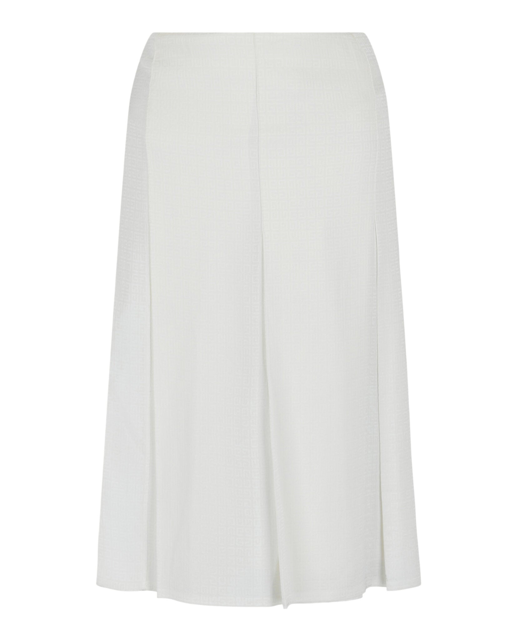 Givenchy Womens 4G Monogram Pleated Skirt