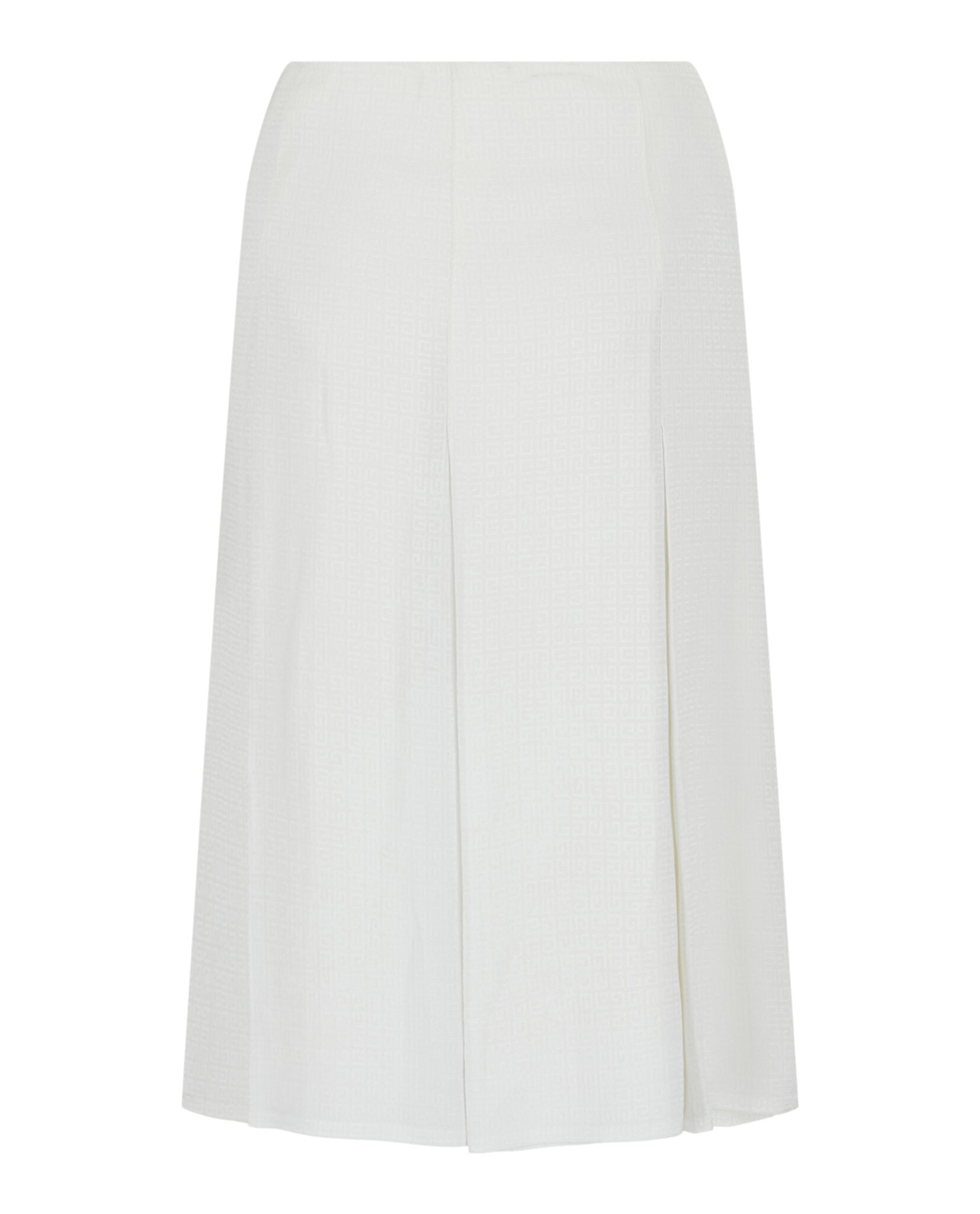 Givenchy Womens 4G Monogram Pleated Skirt