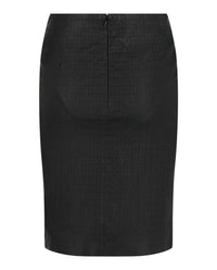 Givenchy Womens Embossed 4G Logo Mini Skirt