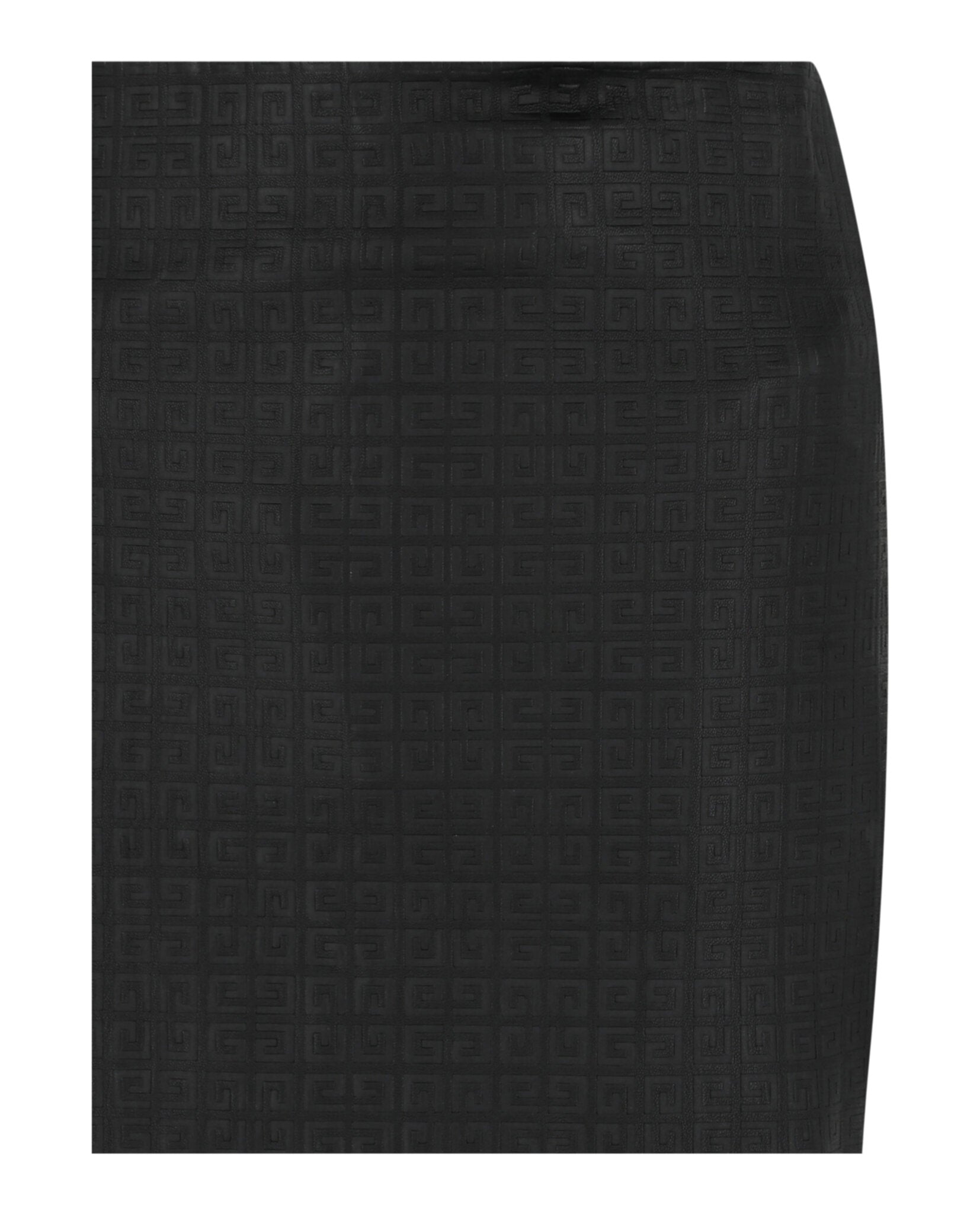 Givenchy Womens Embossed 4G Logo Mini Skirt