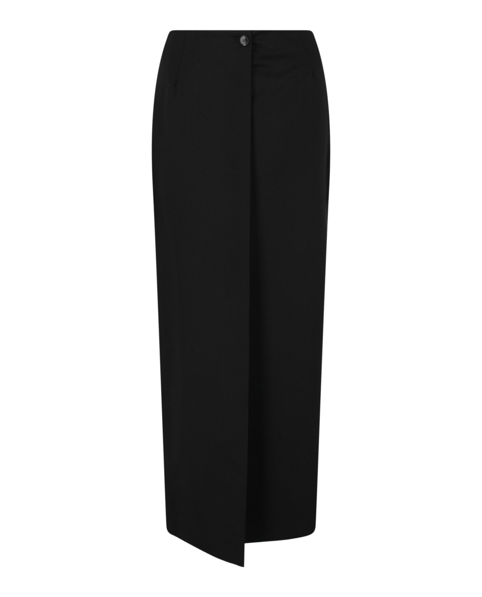 Givenchy Womens Wool Blend Maxi Skirt