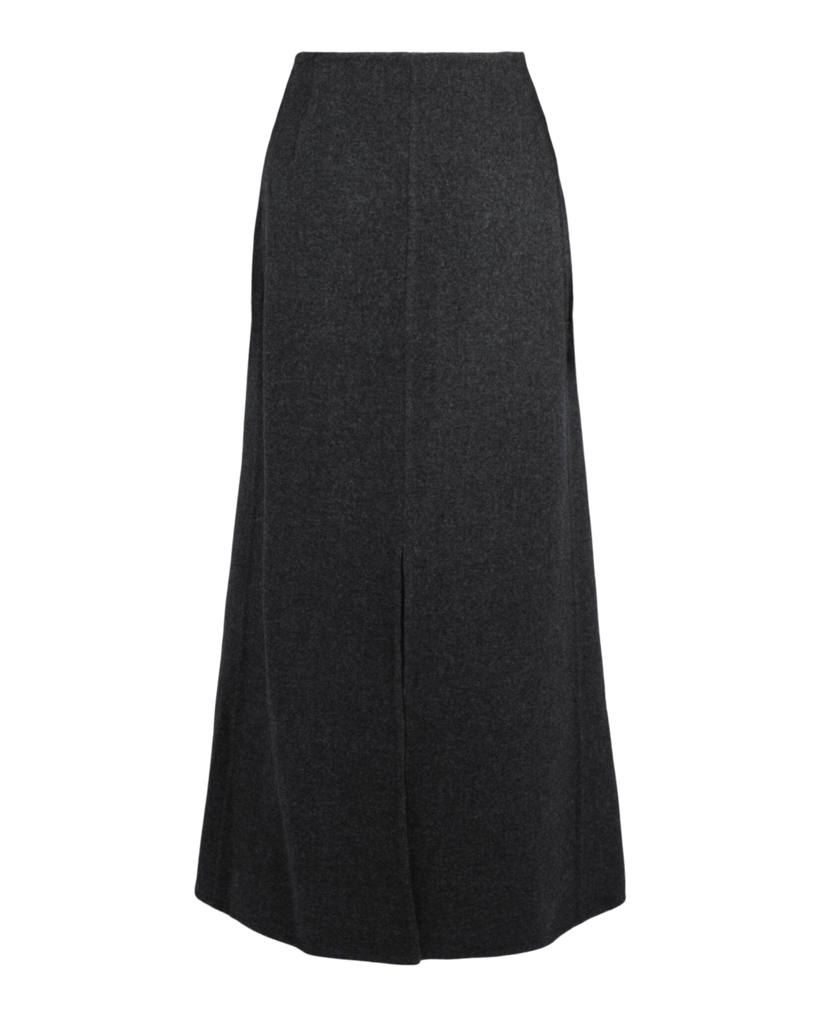 Givenchy Womens Fold-Over Mid-Rise Wool-Blend Midi Skirt