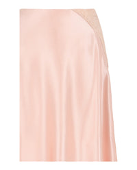Givenchy Womens Asymmetrical Lace-Trim Skirt
