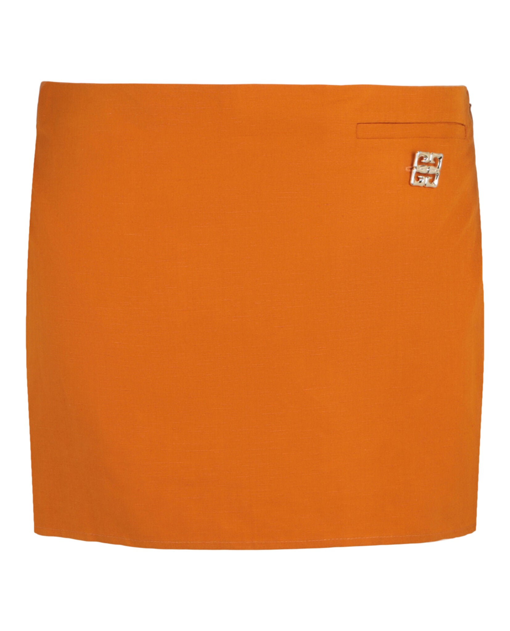 Givenchy Womens Mini Skirt With 4G Emblem