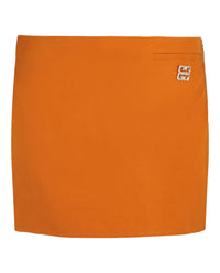 Givenchy Womens Mini Skirt With 4G Emblem