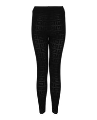 Givenchy Womens 4G Jacquard Leggings