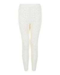 Givenchy Givenchy Womens All Over 4G Jacquard Leggings