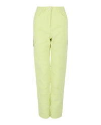 Givenchy Womens Distressed Denim Jeans Yellow