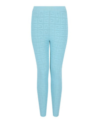Givenchy Womens 4G Monogram Knit Leggings