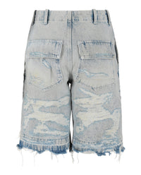 Givenchy Givenchy Womens Distressed Denim Shorts