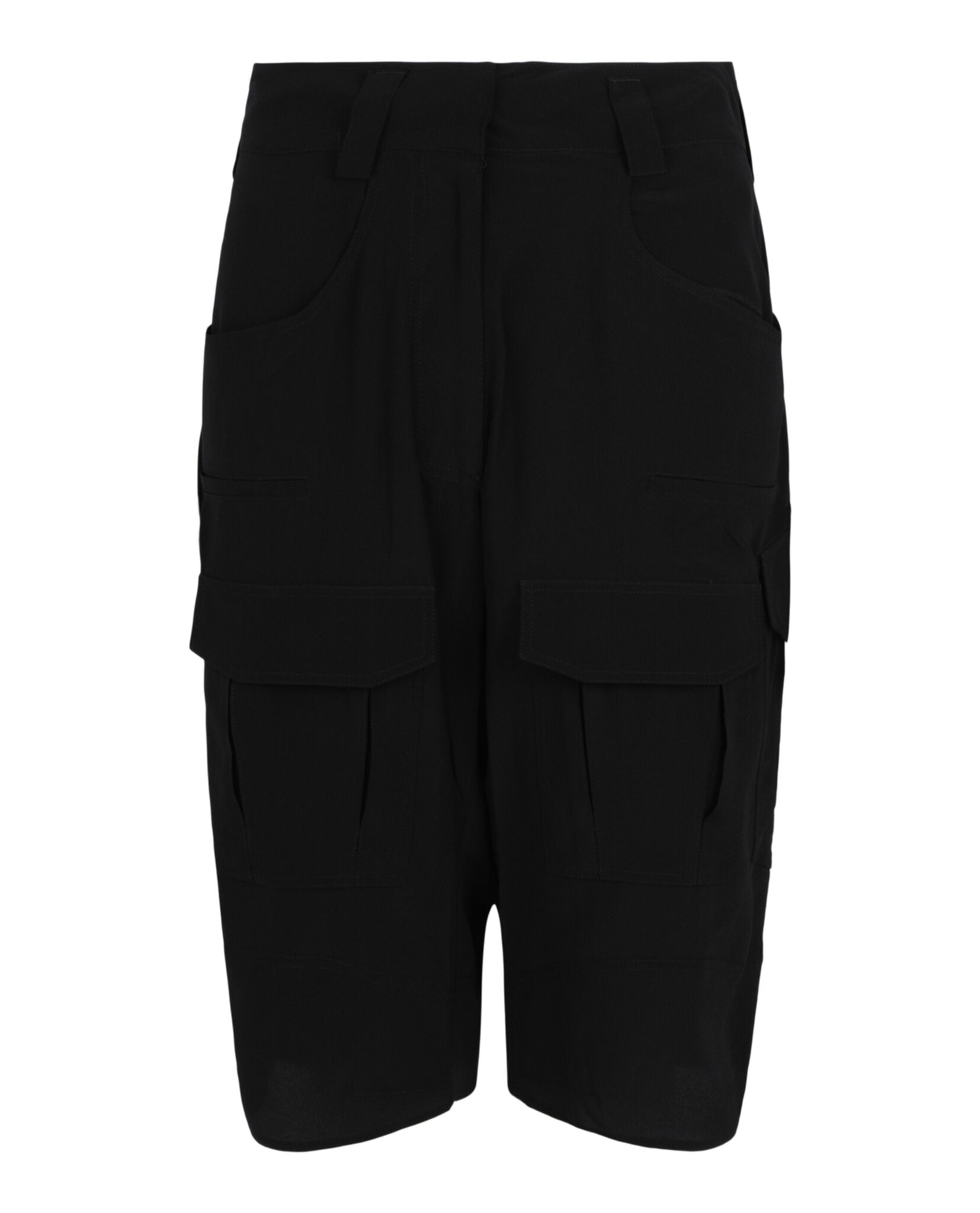 Givenchy Womens Silk Cargo Shorts