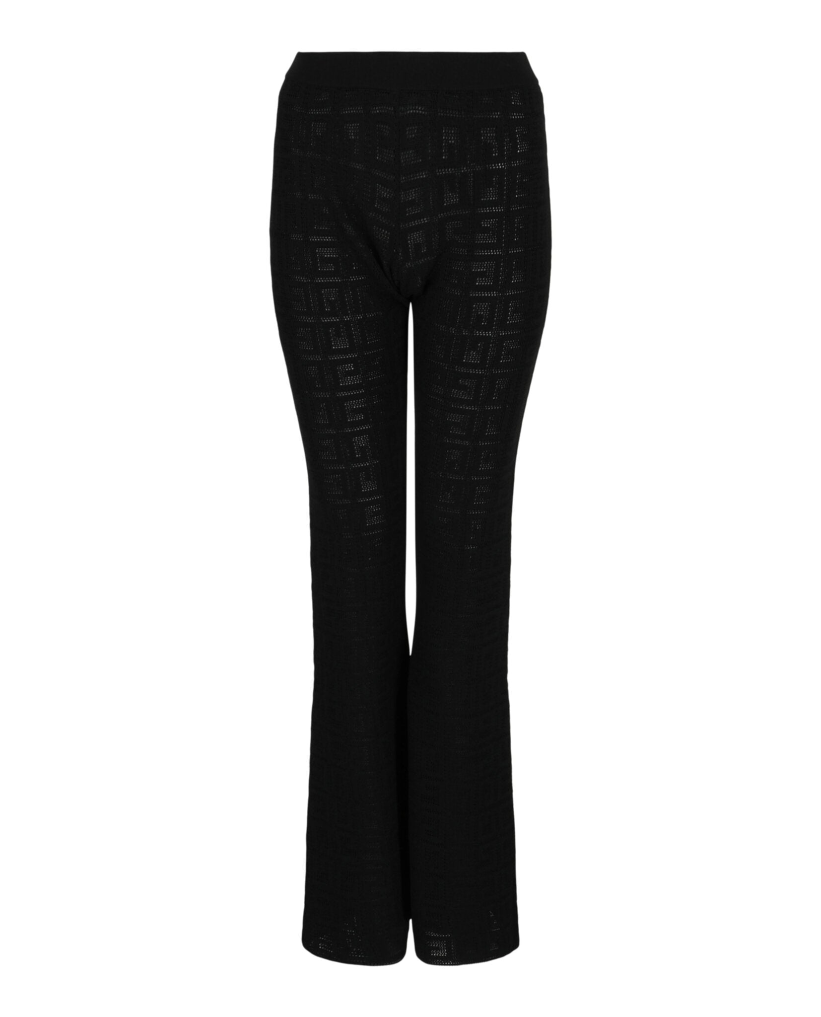 Givenchy Womens 4G Monogram Knit Leggings