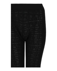 Givenchy Womens 4G Monogram Knit Leggings