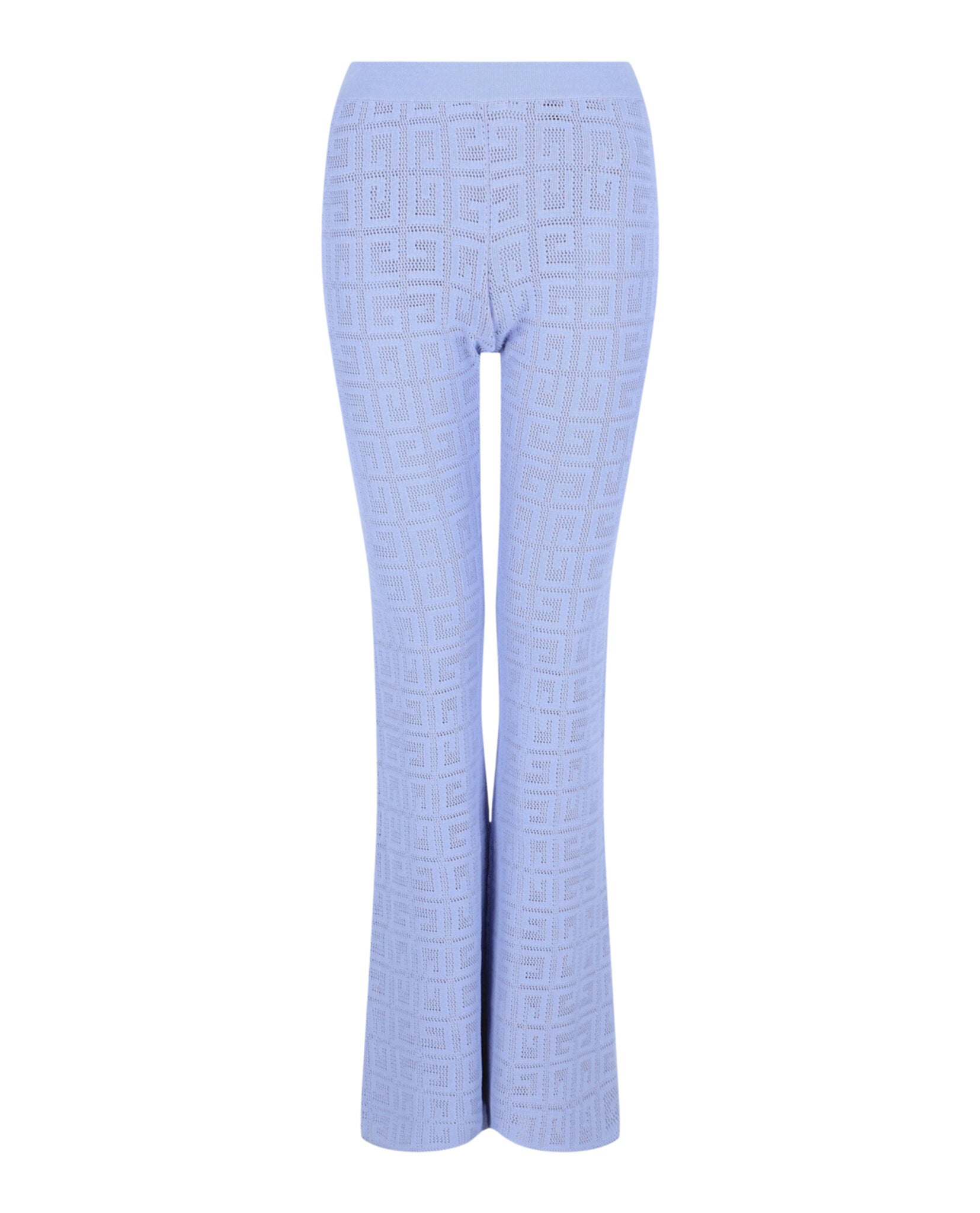 Givenchy Womens 4G Jacquard Flared Pants