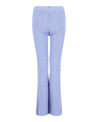 Givenchy Womens 4G Jacquard Flared Pants