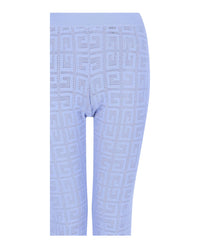 Givenchy Womens 4G Jacquard Flared Pants