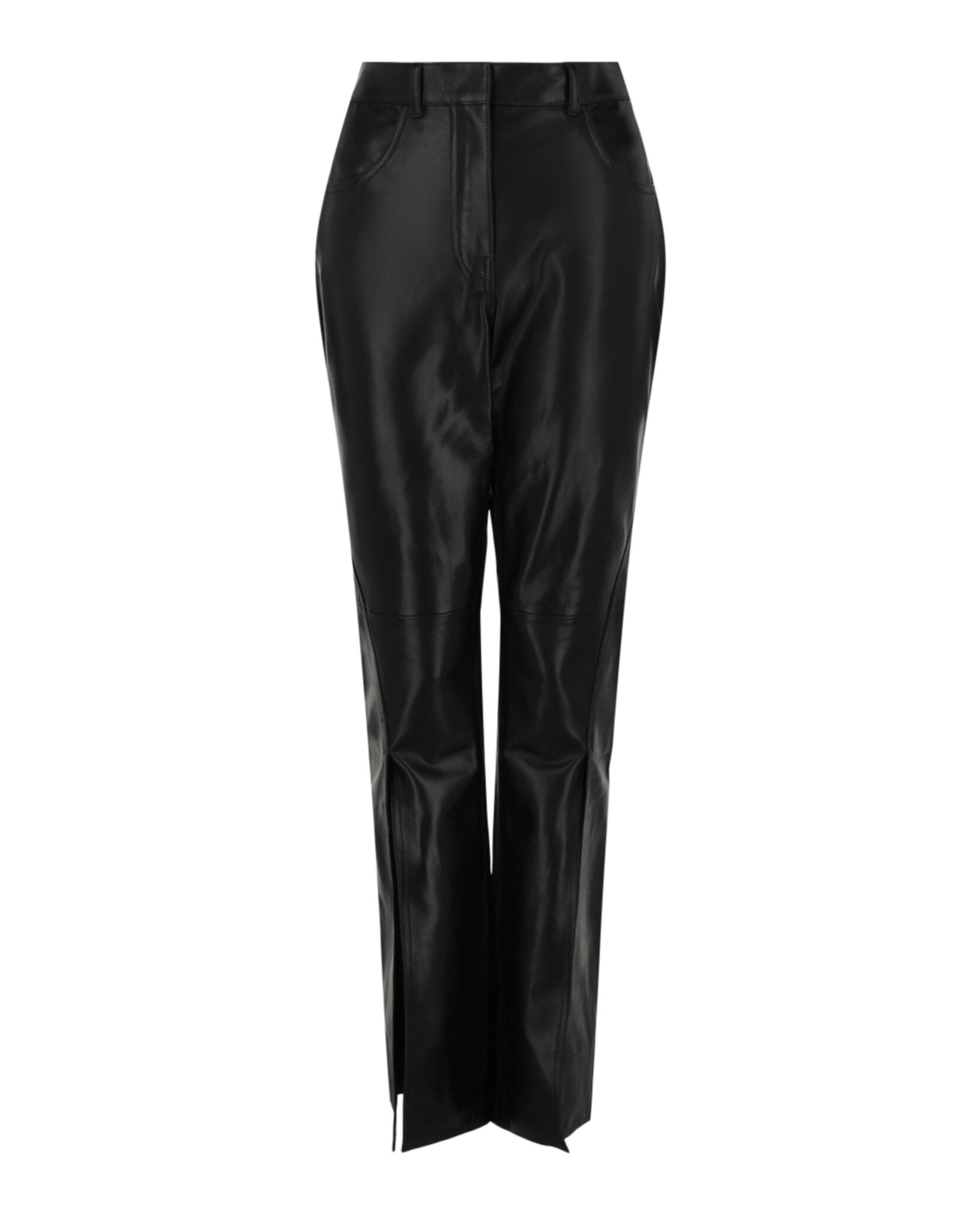 Givenchy Womens Split Leather Pants