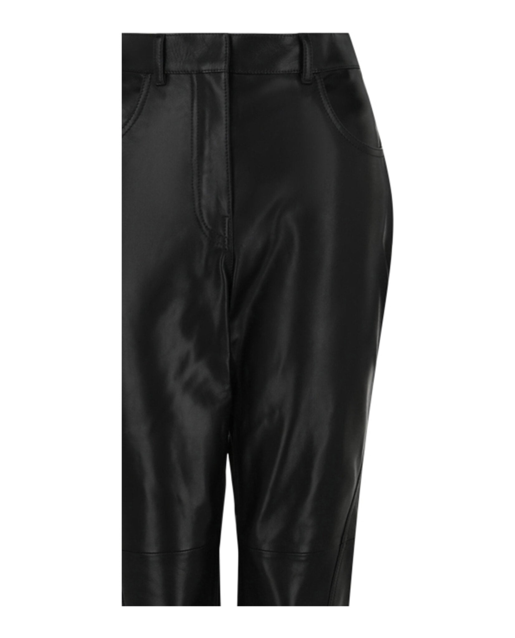 Givenchy Womens Split Leather Pants