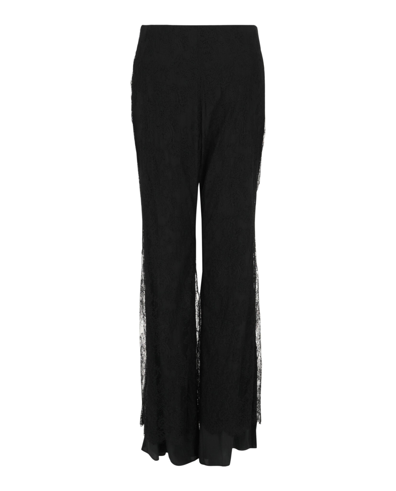 Givenchy Womens Lace Flare Pants