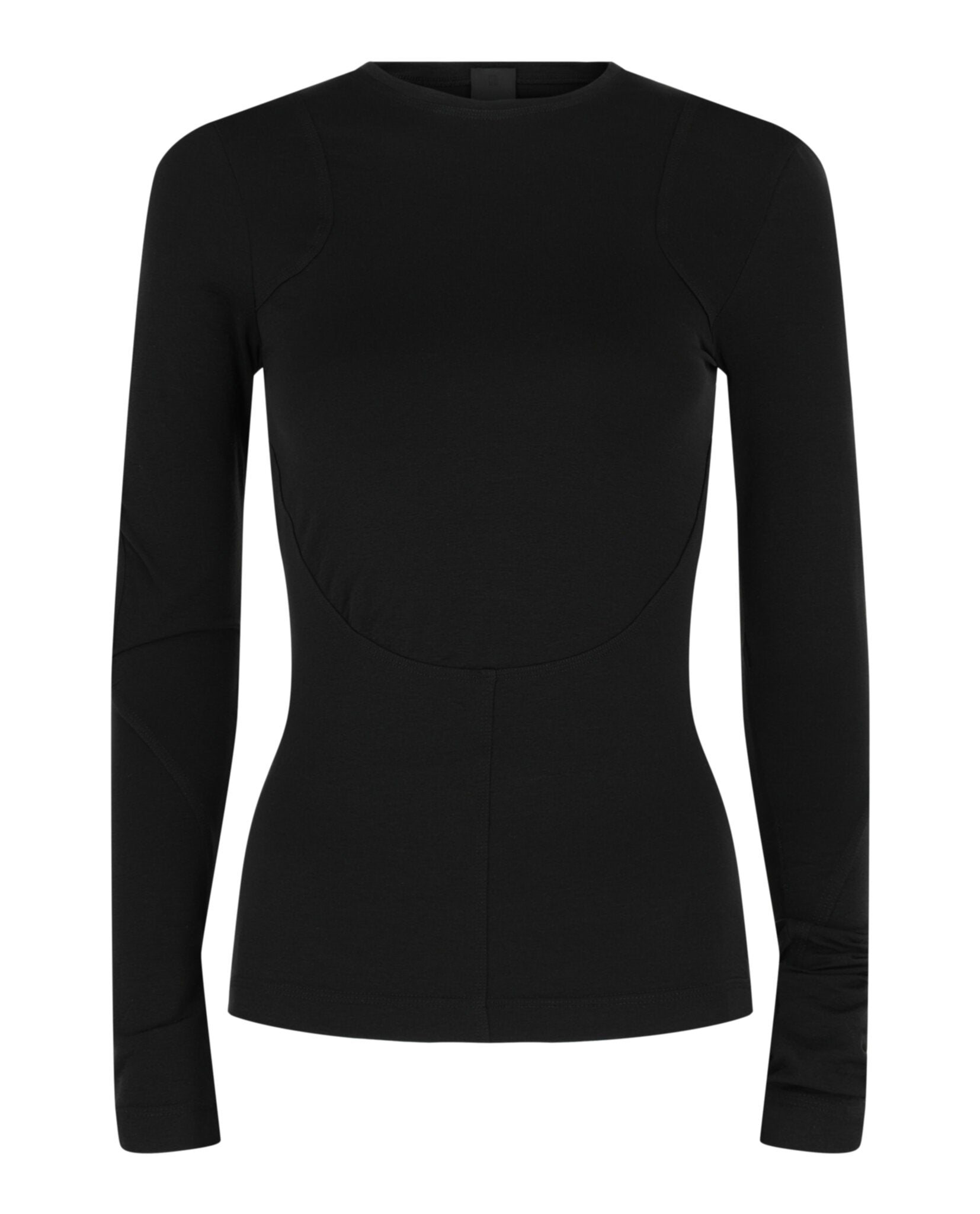 Givenchy Womens Triple Stitched Cut-Out Top