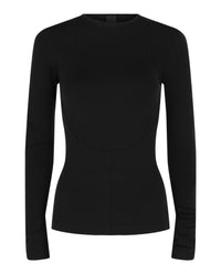 Givenchy Womens Triple Stitched Cut-Out Top