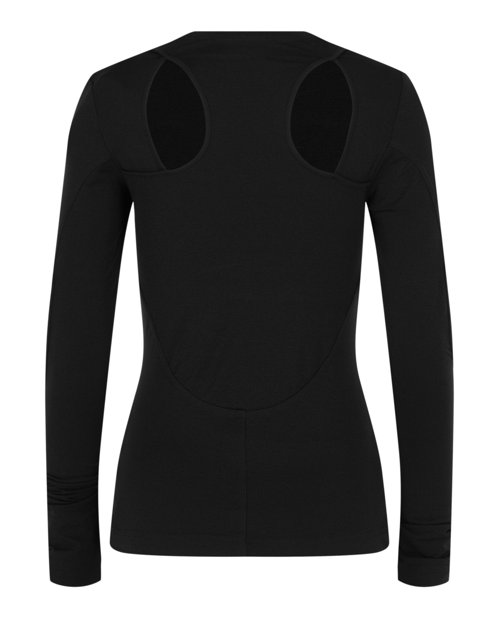 Givenchy Womens Triple Stitched Cut-Out Top