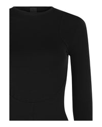Givenchy Womens Triple Stitched Cut-Out Top