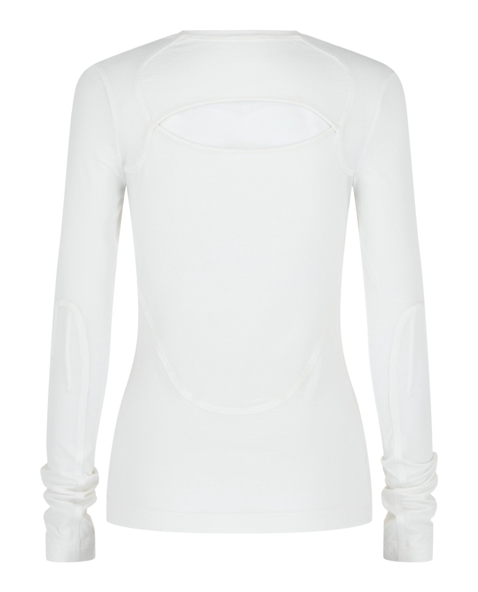 Givenchy Womens Triple Stitch Cut-Out Top