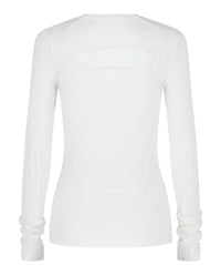 Givenchy Womens Triple Stitch Cut-Out Top