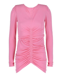 Givenchy Womens Ruched Long-Sleeve Top