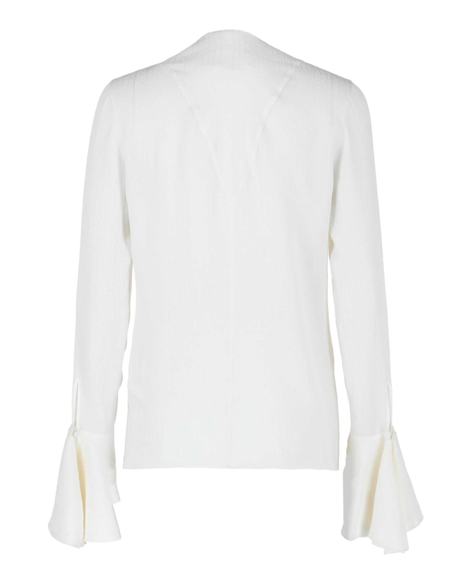 Givenchy Womens 4G Pattern Silk Blouse