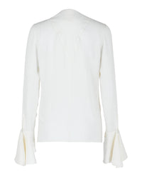 Givenchy Womens 4G Pattern Silk Blouse