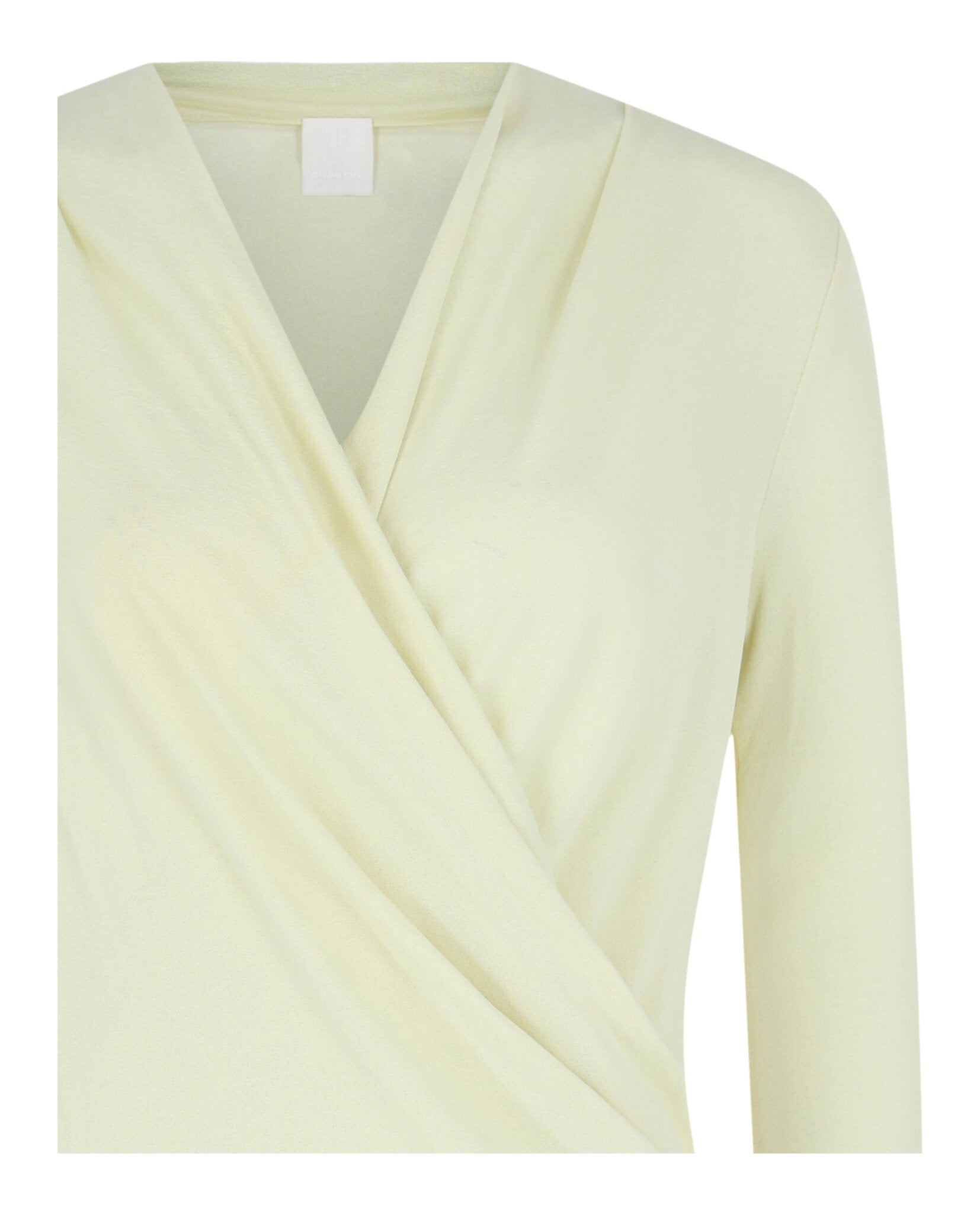 Givenchy Womens Draped Plunged Top