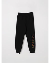 Balmain Kids Joggers Pants Children Black